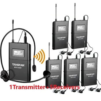 Takstar WTG-500/WTG 500 Wireless Acoustic Transmission System 100m operating range 1 Transmitter+5 Receivers+1 MIC+5 earphone
Takstar WTG-500/WTG 500 Wireless Acoustic Transmission System 100m operating range 1 Transmitter+5 Receivers+1 MIC+5 earphone
