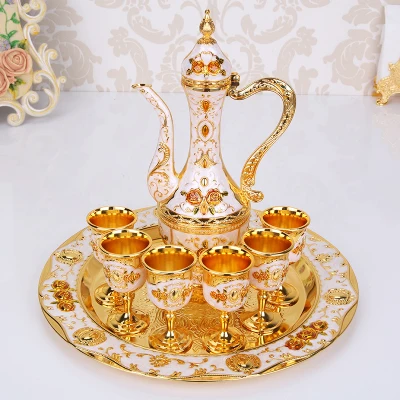 Liquor Set Liquor Cup European Restoration Creative Wedding Gift Metal Russian Liquor Set Household Ethnic Wine Distributor
Liquor Set Liquor Cup European Restoration Creative Wedding Gift Metal Russian Liquor Set Household Ethnic Wine Distributor