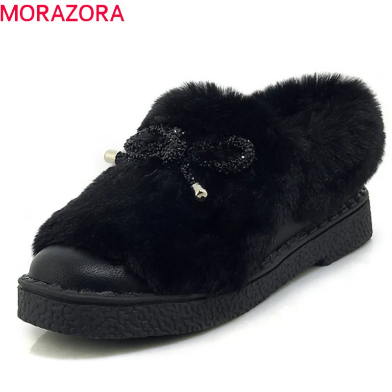 MORAZORA 2020 new arrival ankle boots women round toe faux fur comfortable flat shoes lady fashion antiskid winter snow boots
MORAZORA 2020 new arrival ankle boots women round toe faux fur comfortable flat shoes lady fashion antiskid winter snow boots