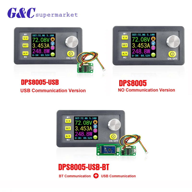 DPS8005 80V constant voltage 5A current Step-down programmable power supply module Ammeter Voltmeter buck regulator convert
DPS8005 80V constant voltage 5A current Step-down programmable power supply module Ammeter Voltmeter buck regulator convert