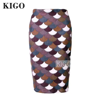 KIGO Women Skirts 2016 Summer Autumn Vintage Mermaid Printed Pencil Skirt Midi High Waist Skirt Knee-Length Jupe KH2767H
KIGO Women Skirts 2016 Summer Autumn Vintage Mermaid Printed Pencil Skirt Midi High Waist Skirt Knee-Length Jupe KH2767H