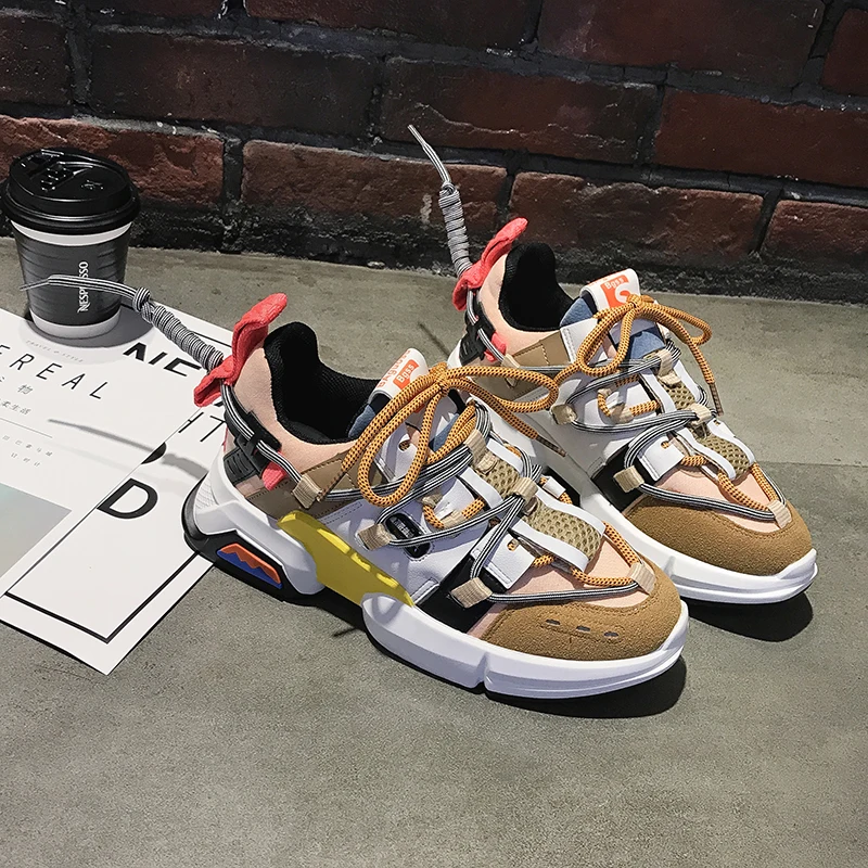 Women Chunky Sneakers Fashion Platform Thick Sole Ladies Casual Vulcanized Shoes Celebrity Dad Female Fashion Sneakers Designer
Women Chunky Sneakers Fashion Platform Thick Sole Ladies Casual Vulcanized Shoes Celebrity Dad Female Fashion Sneakers Designer