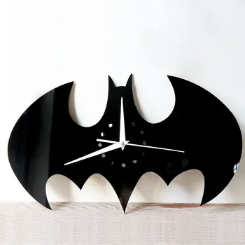 3D Mirror Clock Bat Shape Children Bedroom Decals reloj de pared digital Wall Watches Bat Style Living Room Wall Clock 35*21cm 
3D Mirror Clock Bat Shape Children Bedroom Decals reloj de pared digital Wall Watches Bat Style Living Room Wall Clock 35*21cm