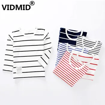 VIDMID Kids clothes Children T-shirts striped Long Sleeve Cotton Tops Tee Baby boys Girls blouse for girls Clothes tees 2001 07
VIDMID Kids clothes Children T-shirts striped Long Sleeve Cotton Tops Tee Baby boys Girls blouse for girls Clothes tees 2001 07