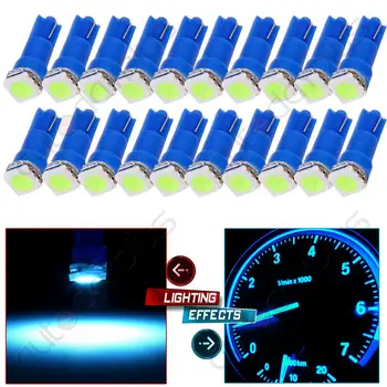 100x T5 W5W 1smd 5050 Dashboard led Car map Gauge Light 24V 12V daytime signal Lighting Bulb Lamp Red/Blue/Green/Ice Blue/White
100x T5 W5W 1smd 5050 Dashboard led Car map Gauge Light 24V 12V daytime signal Lighting Bulb Lamp Red/Blue/Green/Ice Blue/White