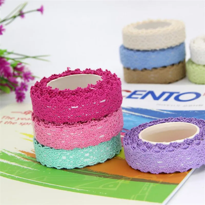 DIY Self Adhesive Lace Washi Tape Trim Ribbon Cotton Fabric Tape Decoration Wrapping Craft
DIY Self Adhesive Lace Washi Tape Trim Ribbon Cotton Fabric Tape Decoration Wrapping Craft
