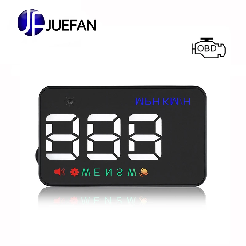 JUEFAN A5 HUD display car ODB II projector car speed projector Speed alarm HUD Head UP display Windshield Digital Plug and play
JUEFAN A5 HUD display car ODB II projector car speed projector Speed alarm HUD Head UP display Windshield Digital Plug and play