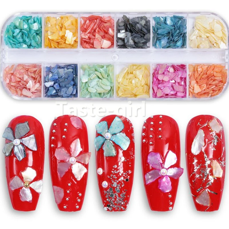 1 Box 3D Abalone Shell Irregular Nail Art Decorations UV Gel Flake Slider Nails Shimmer Pearl Jewelry Tips Manicure Polish Tool
1 Box 3D Abalone Shell Irregular Nail Art Decorations UV Gel Flake Slider Nails Shimmer Pearl Jewelry Tips Manicure Polish Tool