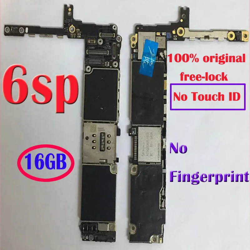 For 6SP motherboards,16GB,no touch id ,no fingerprint,unlocked,and icloud id clean,100% original motherboard.
For 6SP motherboards,16GB,no touch id ,no fingerprint,unlocked,and icloud id clean,100% original motherboard.