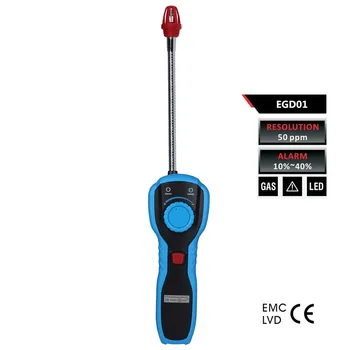 EGD01 Handheld Gas Leak Detector Gas Analyzer Combustible Gas Detector with High Sensitivity Visible Audible Alarm
EGD01 Handheld Gas Leak Detector Gas Analyzer Combustible Gas Detector with High Sensitivity Visible Audible Alarm
