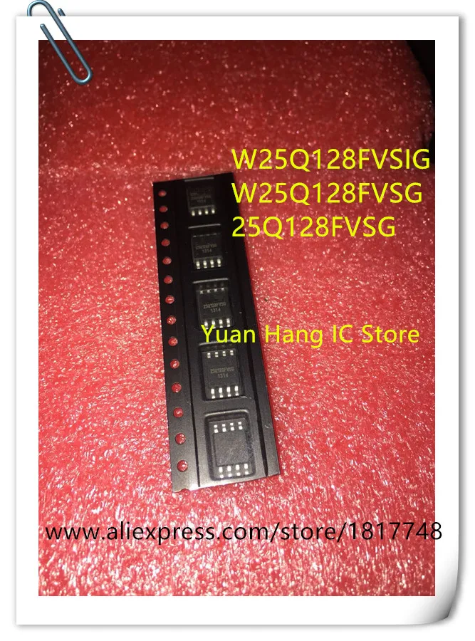 

5PCS/LOT W25Q128FVSSIG W25Q128FVSG W25Q128FVSIG W25Q128 WINBOND SOP-8 16M flash 128Mbit