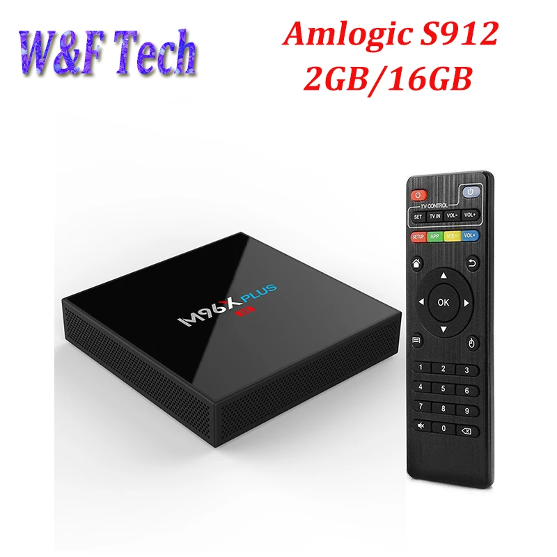 M96X PLUS Smart TV Box 2GB 16GB Adroid 7.1 S912 Octa Core Media Player 2.4G/5G Wifi 4K 3D TV Receiver PK T95Z Plus
M96X PLUS Smart TV Box 2GB 16GB Adroid 7.1 S912 Octa Core Media Player 2.4G/5G Wifi 4K 3D TV Receiver PK T95Z Plus
