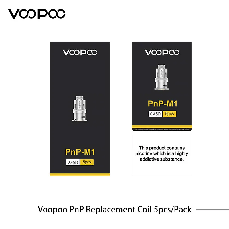 5pcs/lot Voopoo Drag Baby Replacement Coils PnP-C1/PnP-M2/PnP-R1 Coils For Trio Kit Finic P18 Aio
5pcs/lot Voopoo Drag Baby Replacement Coils PnP-C1/PnP-M2/PnP-R1 Coils For Trio Kit Finic P18 Aio