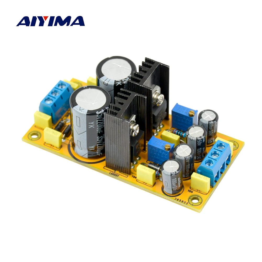 Регулируемая плата питания AIYIMA LM317 + LM337 постоянного тока AC DC двойной регулируемый