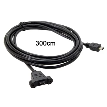 CYDZ 3m 5m Panel Mount Type Mini USB 5Pin Male to Female Extension Adapter Cable with Screws
CYDZ 3m 5m Panel Mount Type Mini USB 5Pin Male to Female Extension Adapter Cable with Screws