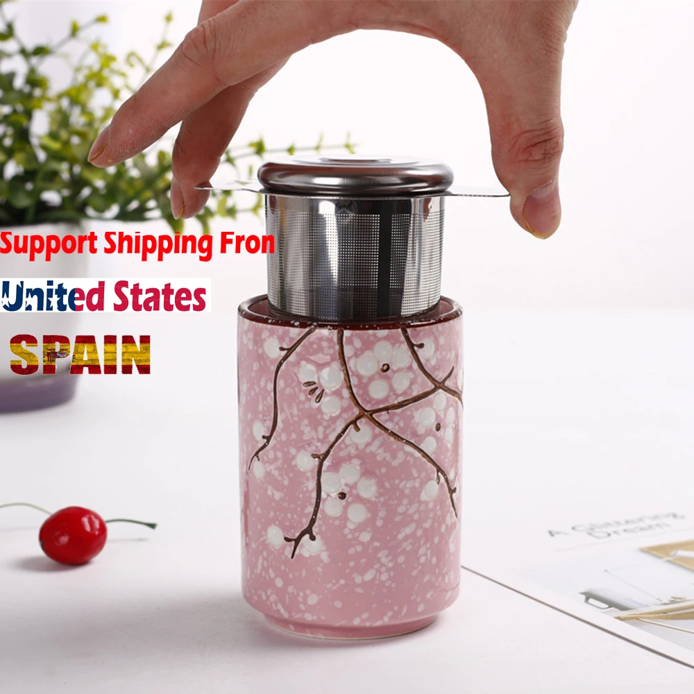 Reusable Stainless Steel Mesh Tea Infuser Tea Strainer Teapot Tea Leaf Spice Filter Drinkware Kitchen Accessories with cover
Reusable Stainless Steel Mesh Tea Infuser Tea Strainer Teapot Tea Leaf Spice Filter Drinkware Kitchen Accessories with cover