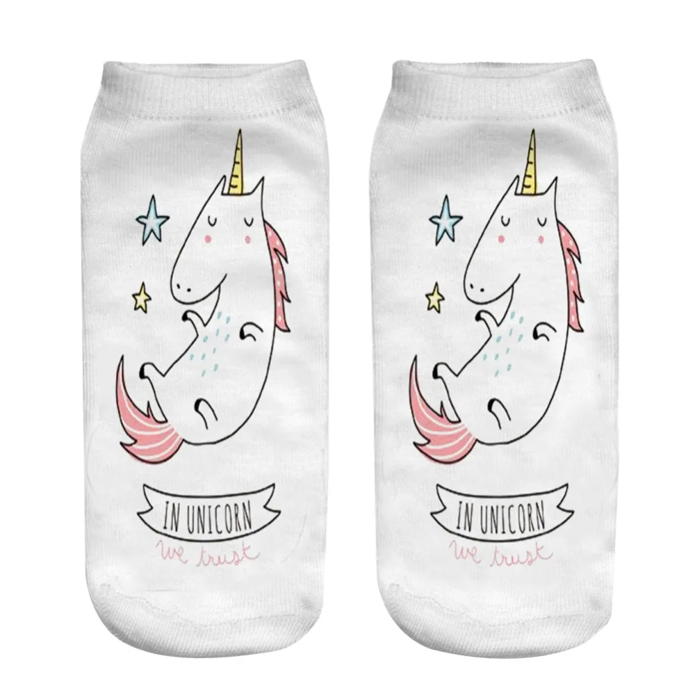 KLV 1 Pair Unisex 3D Unicorn Printed Socks Women men Kawaii Ankle Socks Funny Printed Short Socks
KLV 1 Pair Unisex 3D Unicorn Printed Socks Women men Kawaii Ankle Socks Funny Printed Short Socks