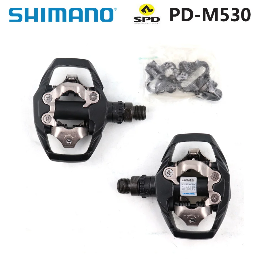 SHIMANO PD-M530 SPD Pedal MTB Trail Clipless Pedals with Cleats Original Box Black White Include SM-SH51 Mountain bike parts
SHIMANO PD-M530 SPD Pedal MTB Trail Clipless Pedals with Cleats Original Box Black White Include SM-SH51 Mountain bike parts