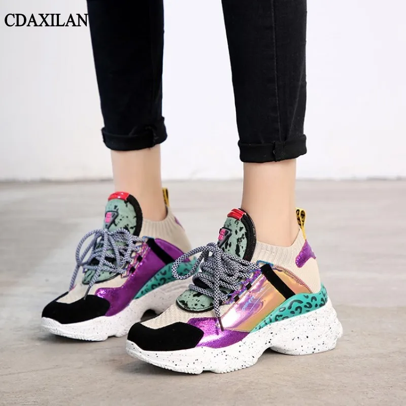 CDAXILAN new arrival pumps women casuals wedge shoes light breathable platform shoes made of cow leather fly knit horse hair
CDAXILAN new arrival pumps women casuals wedge shoes light breathable platform shoes made of cow leather fly knit horse hair