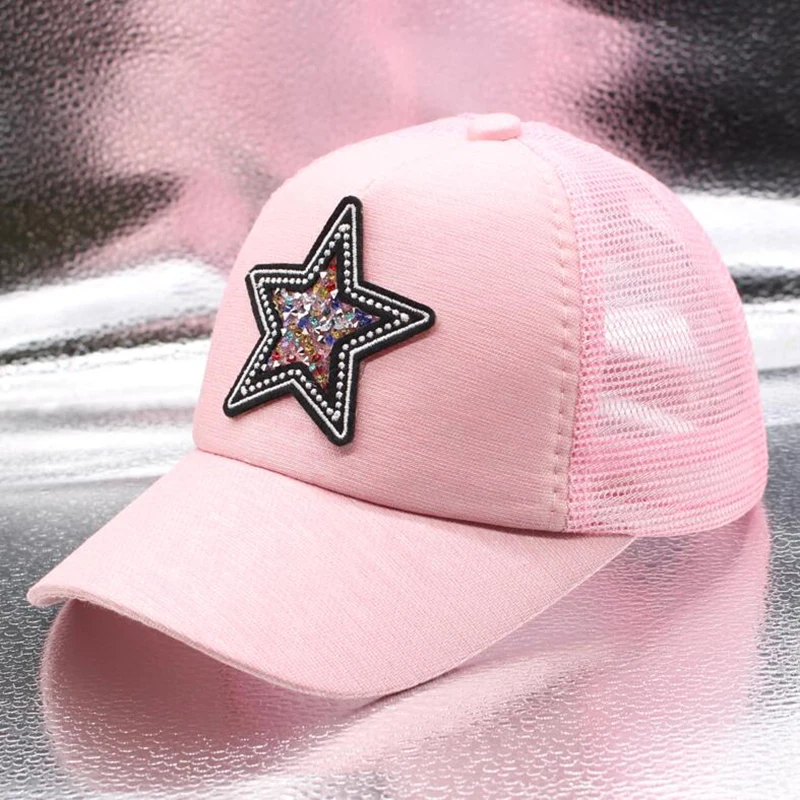 SUOGRY The New Summer Five-pointed Star Baseball Cap Boys Girls Breathable Net Hat Patch Casual Kids Hat Casquette Snapback
SUOGRY The New Summer Five-pointed Star Baseball Cap Boys Girls Breathable Net Hat Patch Casual Kids Hat Casquette Snapback