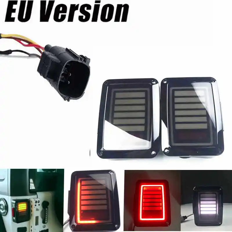 1Pair LED Rear Tail Light Brake Turn Signal Reverse 07-16 for Jeep Wrangler JK LED Tail Lamp Replacement Tail Lights Brake Lamps
1Pair LED Rear Tail Light Brake Turn Signal Reverse 07-16 for Jeep Wrangler JK LED Tail Lamp Replacement Tail Lights Brake Lamps