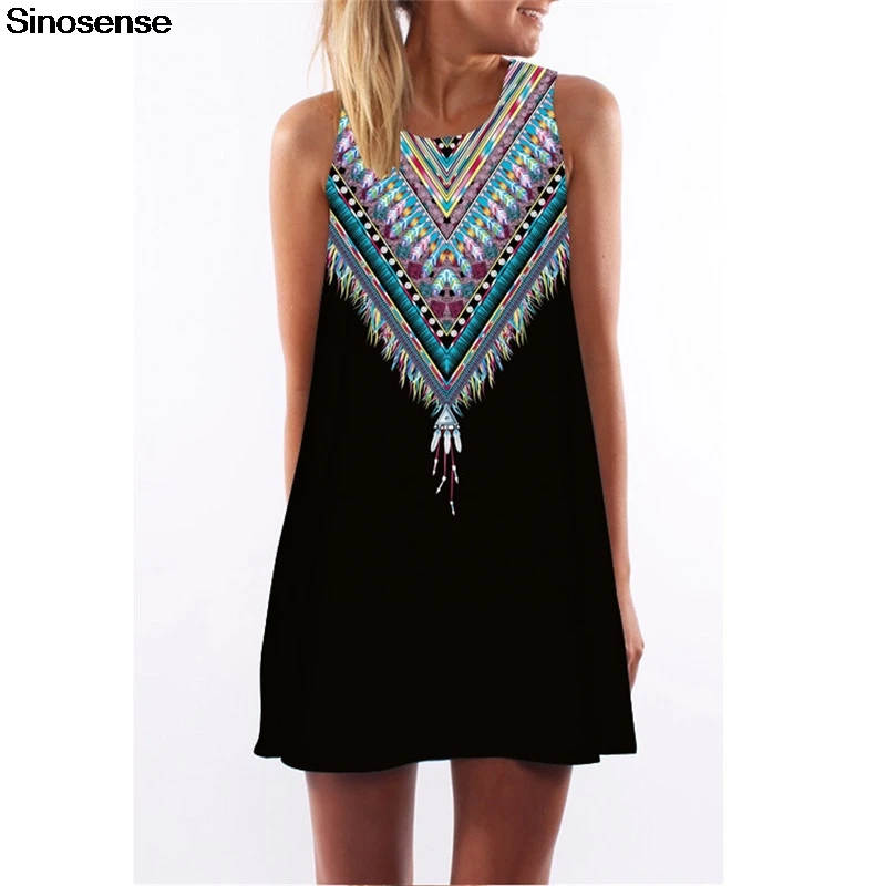 Sexy Sleeveless Geometric Print Beach Summer Dress Women 2018 A Line O Neck Short Club Party Dresses Robe Vintage 3D Clothing
Sexy Sleeveless Geometric Print Beach Summer Dress Women 2018 A Line O Neck Short Club Party Dresses Robe Vintage 3D Clothing