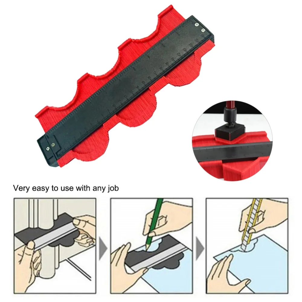 Plastic Profile Copy Gauge Contour Gauge Duplicator Standard 5/10" Width Wood Marking Tool Tiling Laminate Tiles General Tools
Plastic Profile Copy Gauge Contour Gauge Duplicator Standard 5/10" Width Wood Marking Tool Tiling Laminate Tiles General Tools