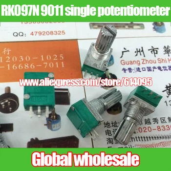 20pcs RK097N 9011-type single joint potentiometer / B5K B2K sealed precision potentiometer handle length 15MM 
20pcs RK097N 9011-type single joint potentiometer / B5K B2K sealed precision potentiometer handle length 15MM