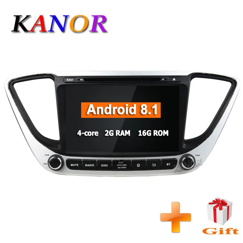 KANOR Android 7.1 IPS 2din Car Radio For Hyundai Verna Solaris Accent 2017 Video Multimedia Player With Radio SWC WIFI Audio
KANOR Android 7.1 IPS 2din Car Radio For Hyundai Verna Solaris Accent 2017 Video Multimedia Player With Radio SWC WIFI Audio