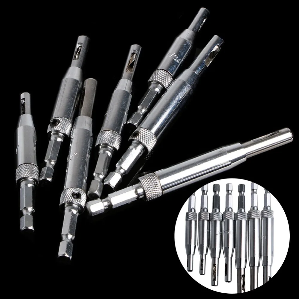 7Pcs/Set Self Centering Door Window Hinge Twist Wood Drill Bit Hole Puncher
7Pcs/Set Self Centering Door Window Hinge Twist Wood Drill Bit Hole Puncher
