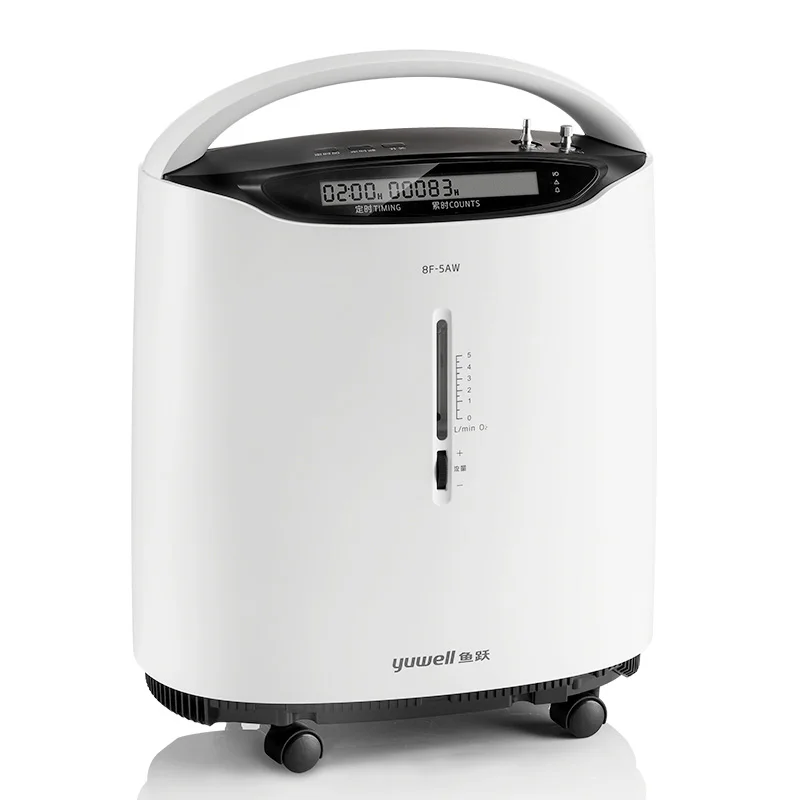 Портативный кислородный концентратор YUWELL 8F-5AW медицинская кислородная машина