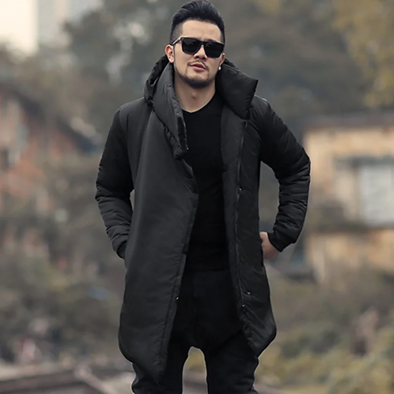 2018 Men new winter European style long thick hooded cotton coat warm metrosexual man black padded casual slim brand design coat
2018 Men new winter European style long thick hooded cotton coat warm metrosexual man black padded casual slim brand design coat