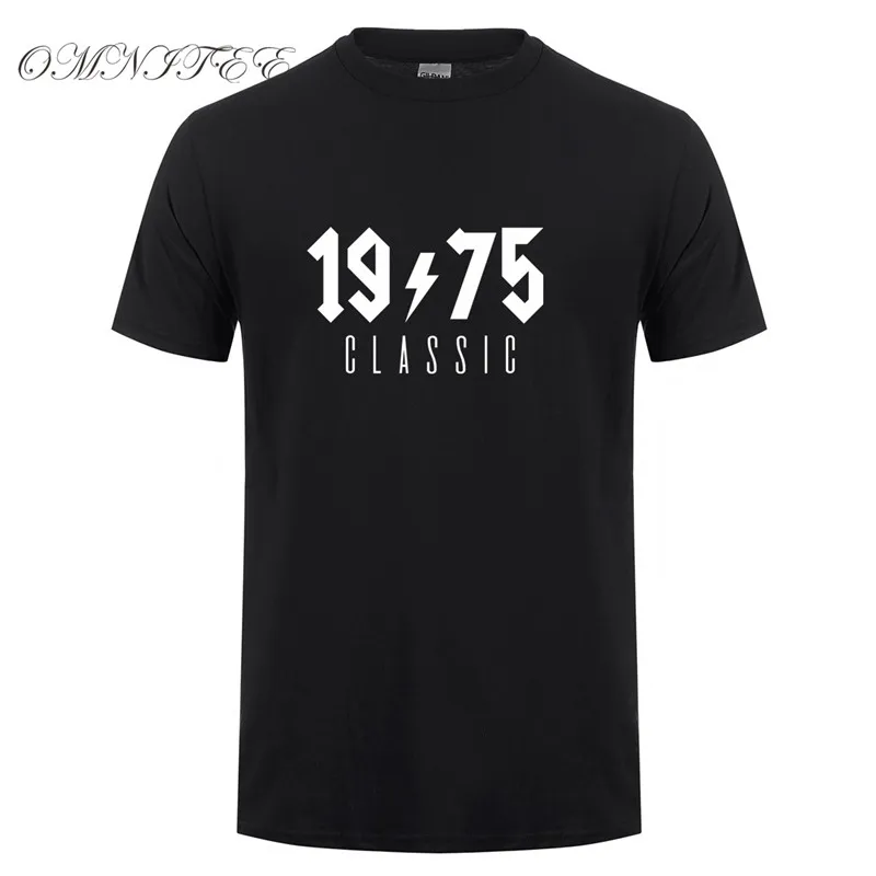 Omnitee Mans Born IN 1975 T Shirt Men Cotton O-neck Short Sleeve Classic Age T-shirt Birthday Gift Tshirt Tops Tee OZ-195
Omnitee Mans Born IN 1975 T Shirt Men Cotton O-neck Short Sleeve Classic Age T-shirt Birthday Gift Tshirt Tops Tee OZ-195