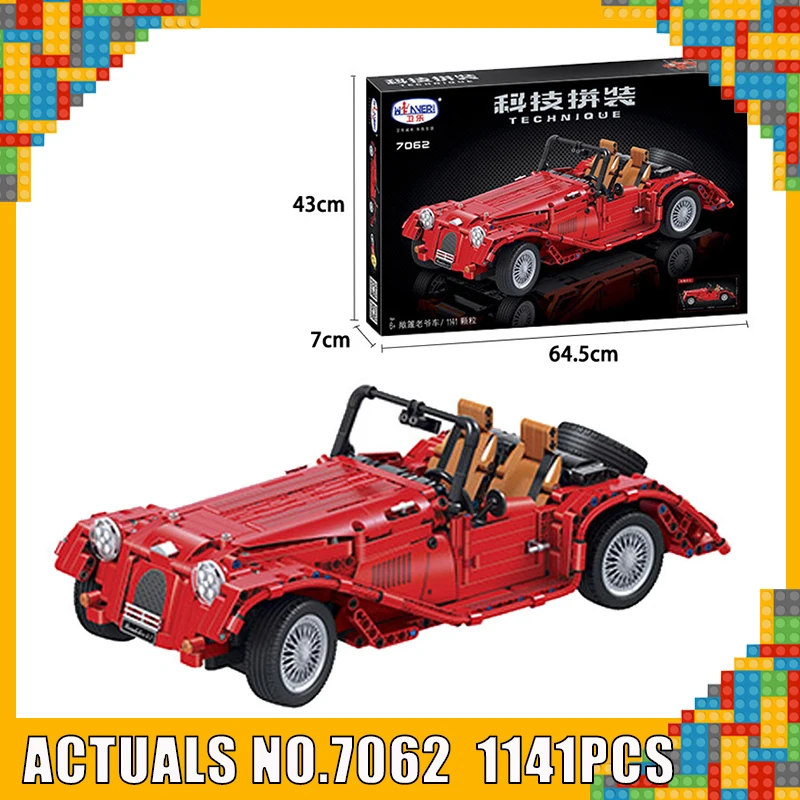 WEILE Technic Classic Vintage Convertible Car Building Blocks Sets Bricks City Supercar Model Compatible With Legoings Kids Toy
WEILE Technic Classic Vintage Convertible Car Building Blocks Sets Bricks City Supercar Model Compatible With Legoings Kids Toy