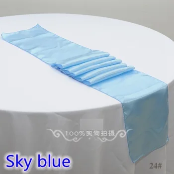 Sky blue colour wedding table runner decoration satin table runner for modern party home hotel banquet decoration wholesale
Sky blue colour wedding table runner decoration satin table runner for modern party home hotel banquet decoration wholesale
