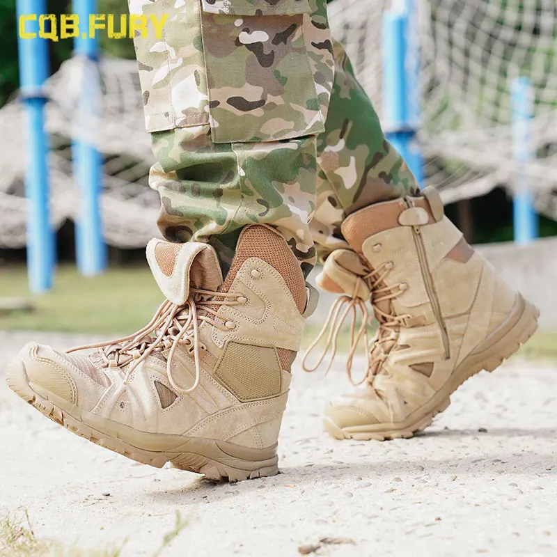 CQB.FURY Autumn Men Military Boots Quality Special Force Tactical Desert Combat Ankle Boats Army Work Shoes Leather Snow Boots
CQB.FURY Autumn Men Military Boots Quality Special Force Tactical Desert Combat Ankle Boats Army Work Shoes Leather Snow Boots