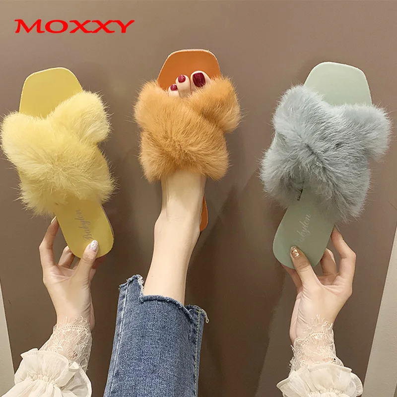 Fur Slippers Women Slides Home Furry Flat House Home Indoor Women Slippers Female Cute Fluffy Shoes Woman zapatos de mujer
Fur Slippers Women Slides Home Furry Flat House Home Indoor Women Slippers Female Cute Fluffy Shoes Woman zapatos de mujer