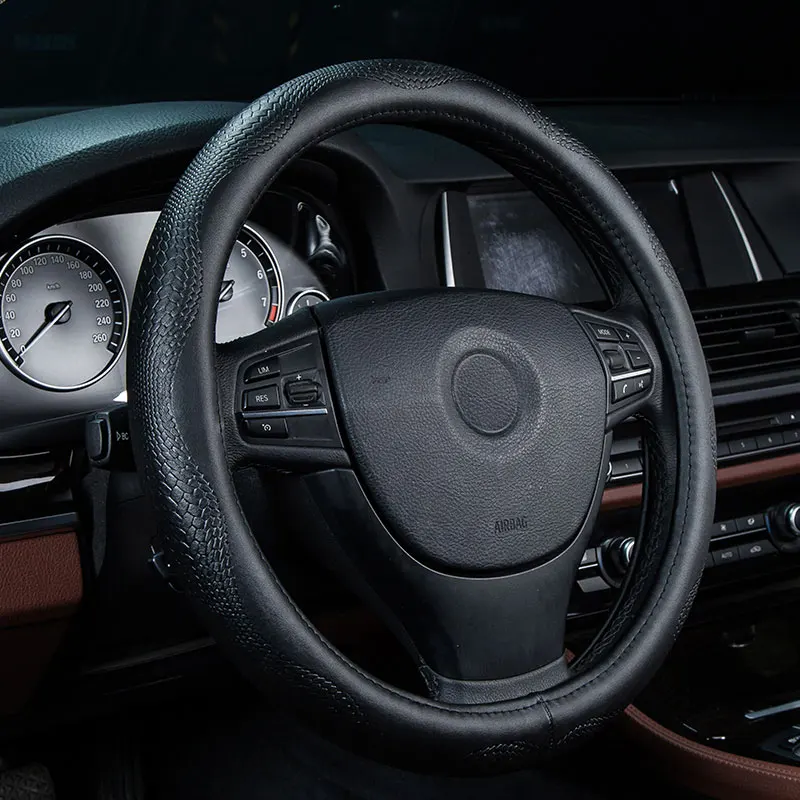 Фото car steering wheel cover genuine leather accessories for vw golf 3 4 5 6 7 gti mk2 mk3 mk4 mk5 mk7 r golf7 | Автомобили и