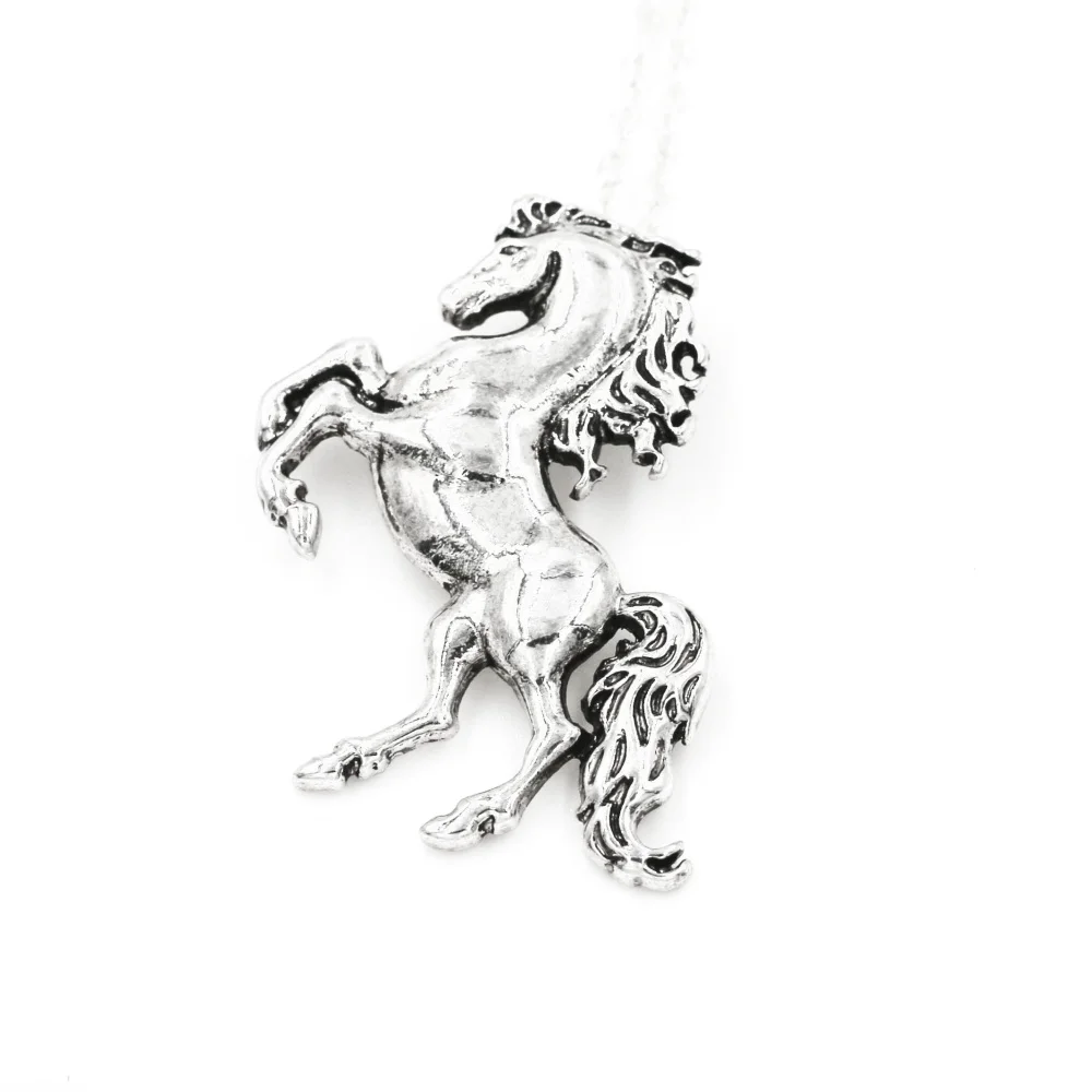 New Arrival Standing Horse Necklace Pendants Dog Lover Charms Memorial Gift Jewelry Women Choker Silver Lead Free | Украшения и