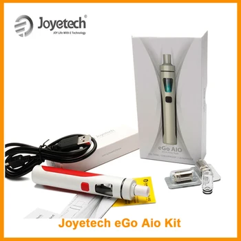 Original Joyetech eGo AIO Kit 0.6ohm 1500mah battery mod with 2ml Atomizer Vs eGo one Kit Electronic Cigarette gift
Original Joyetech eGo AIO Kit 0.6ohm 1500mah battery mod with 2ml Atomizer Vs eGo one Kit Electronic Cigarette gift