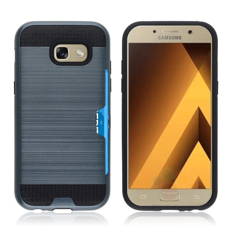 Tough Armor Case for Samsung Galaxy A3 2017 Cover Metallic Color Shell Shockproof SM-A320F |