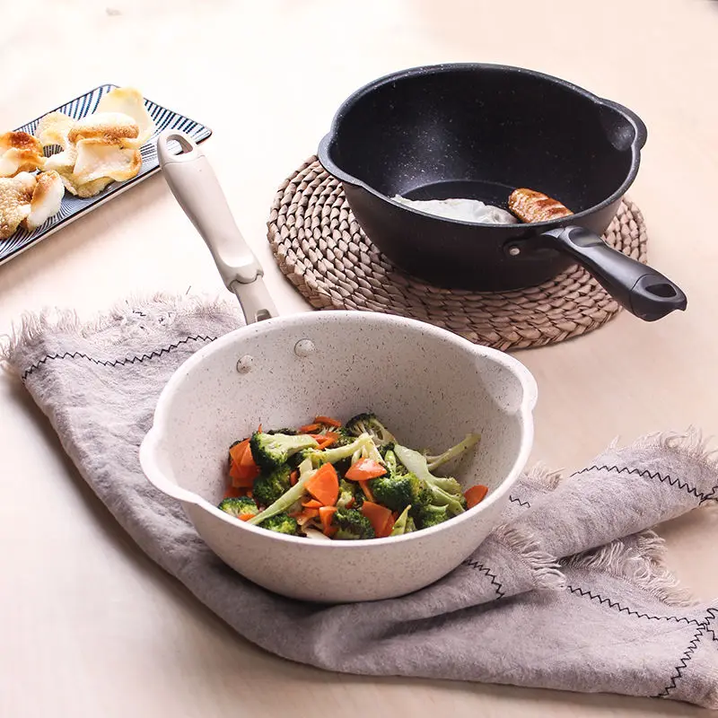 Кухонный горшок 20 см Maifan Stone Wok антипригарная сковорода кастрюля для супа