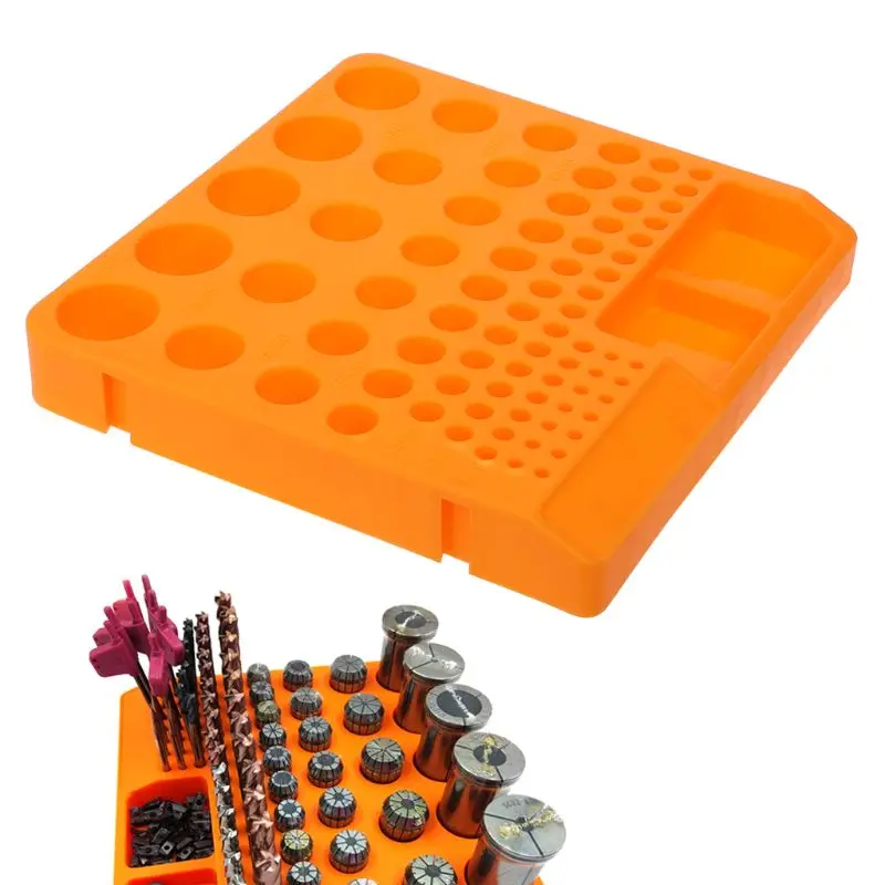 Storage Box Organizer Container Tray Holder For Drill Bit Collet Tool Accessories
Storage Box Organizer Container Tray Holder For Drill Bit Collet Tool Accessories