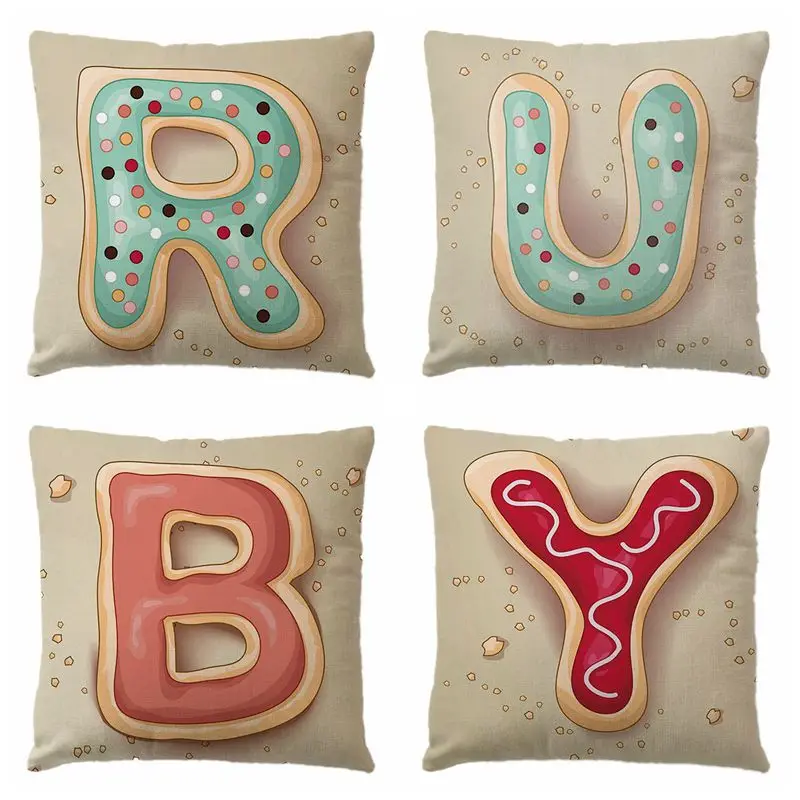 Cartoon Letter 45*45cm Cotton Linen Throw Pillow Cushion Cover Car Home Decoration Sofa Decor Decorative Pillowcase
Cartoon Letter 45*45cm Cotton Linen Throw Pillow Cushion Cover Car Home Decoration Sofa Decor Decorative Pillowcase