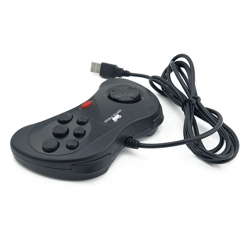 For PC Retro Handheld USB Gamepad Classic Controller For Saturn System Style High Quality Wired Game Controller Joypad For MAC