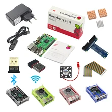 Raspberry Pi 3 B Starter Kit + 1 + 2.5A + USB + + GPIO + Wifi Bluetooth(China) Raspberry Pi 3 B Starter Kit + 1 + 2.5A + USB + + GPIO + Wifi Bluetooth(China)