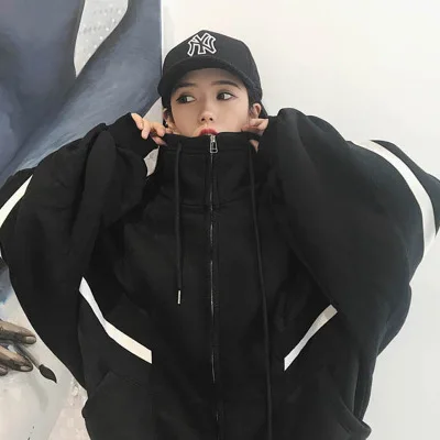 wholesale Korean version thin section sweatshir women college style loose stand collar zipper harajuku style sweatshirt women
wholesale Korean version thin section sweatshir women college style loose stand collar zipper harajuku style sweatshirt women