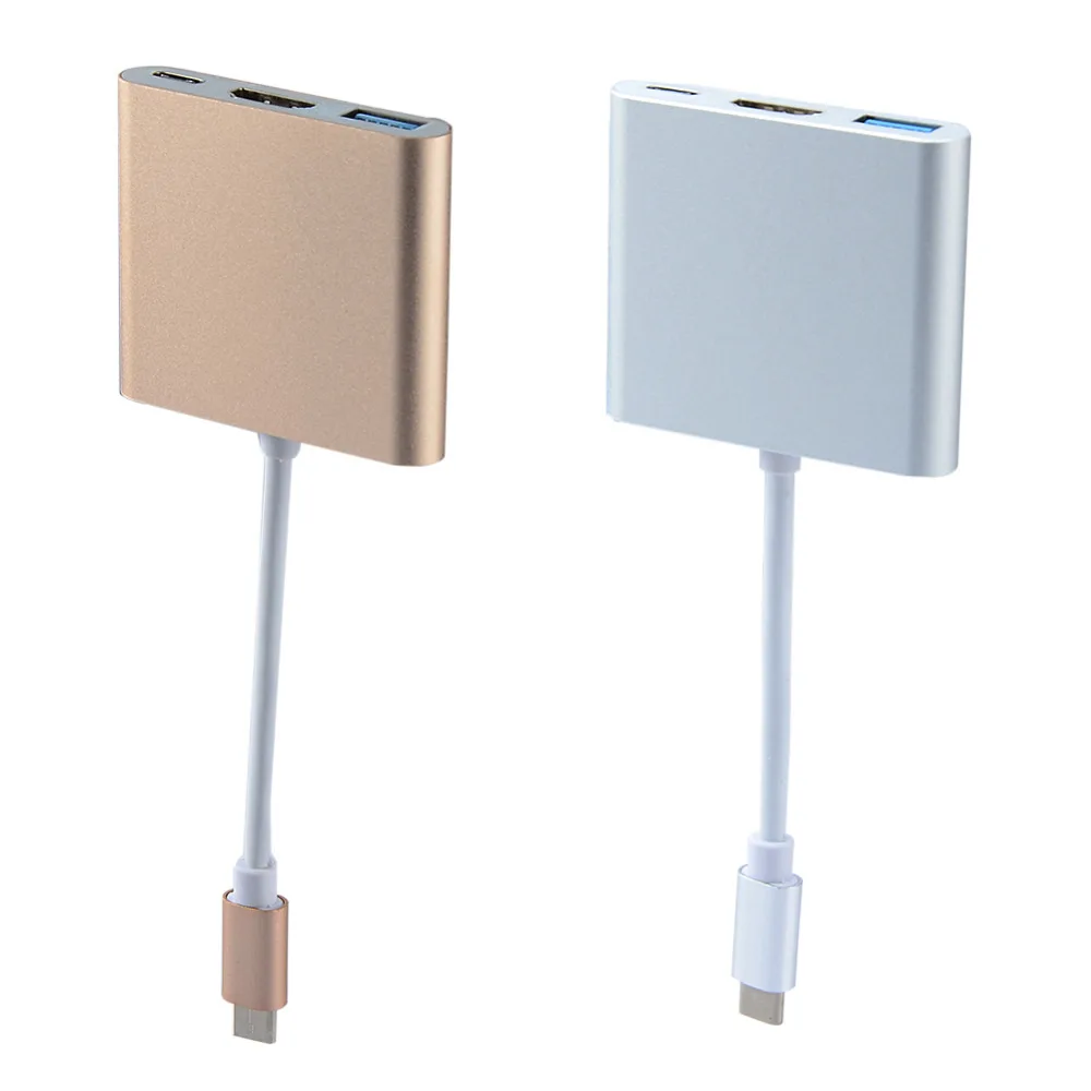 Digital AV Multiport Adapter Type C to 4K HDMI USB 3.0 Charging Cable Adapter USB-C 3.1 Converter for Macbook Samsung Android
Digital AV Multiport Adapter Type C to 4K HDMI USB 3.0 Charging Cable Adapter USB-C 3.1 Converter for Macbook Samsung Android