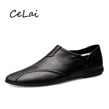 CeLai 2020 New Big Size 47 Genuine Leather Male Shoes Fashion Casual Shoe Breathable Men Flats Loafers Men's Driving Shoes A-042
CeLai 2020 New Big Size 47 Genuine Leather Male Shoes Fashion Casual Shoe Breathable Men Flats Loafers Men's Driving Shoes A-042