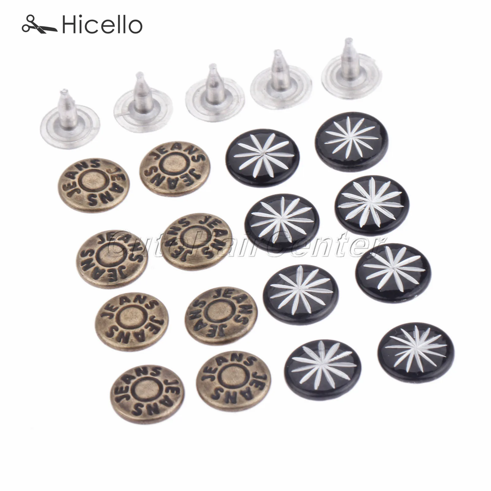 100sets Rivets Fasteners Studs Button with Nails Metal 9mm Bronze Black for Jeans Clothing Bags Boots Decoration Hicello
100sets Rivets Fasteners Studs Button with Nails Metal 9mm Bronze Black for Jeans Clothing Bags Boots Decoration Hicello